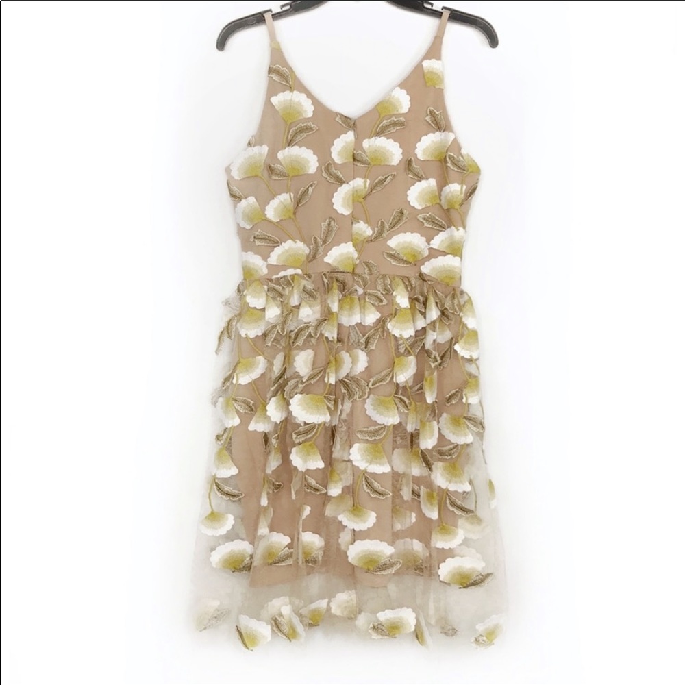 Dress the Population Betsy Floral Dress Size L - Picture 5 of 7